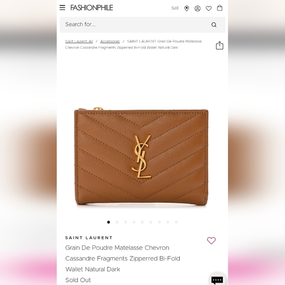 CASSANDRE MATELASSÉ FRAGMENTS BI-FOLD WALLET - Picture 9 of 9